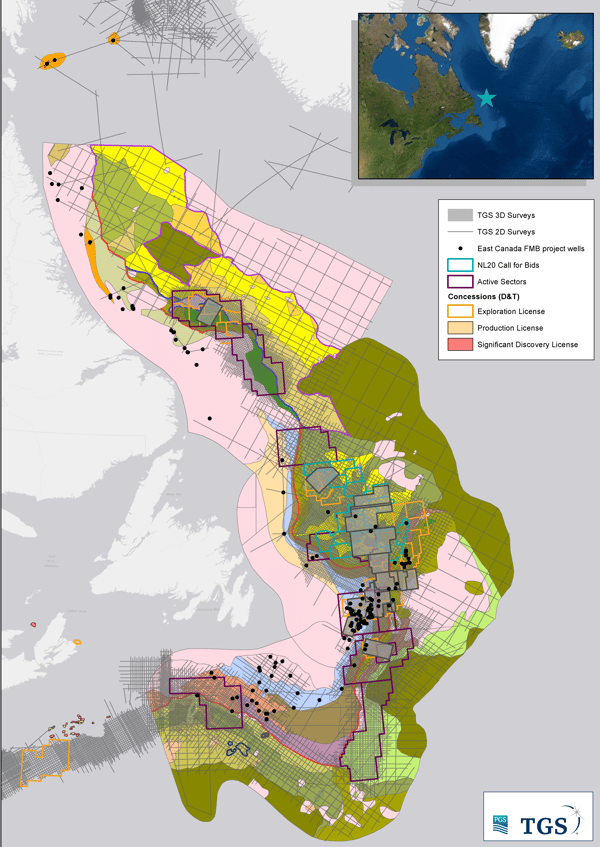 Tgs Announces Completion Of The East Coast Canada Facies Map Browser And Play Fairway Analysis