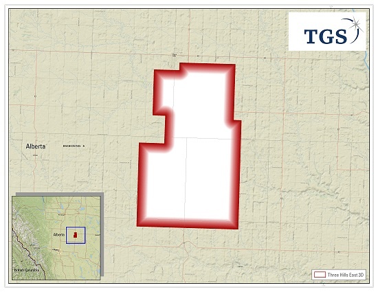 TGS Three Hills East 3D PR map 22August2013_small