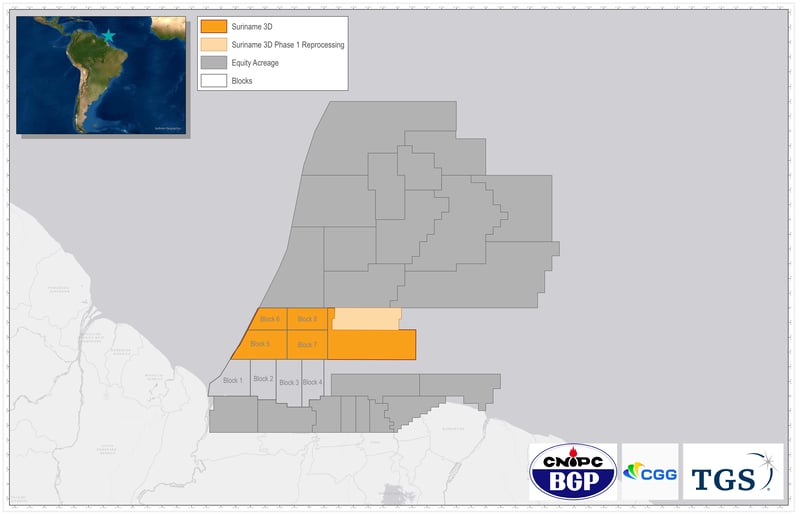TGS_Acquisition of Suriname 3D Phase 1