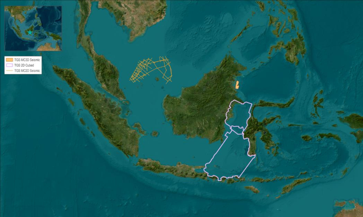 TGS Seismic Data - Asia Pacific - Indonesia Map (1256 x 752)