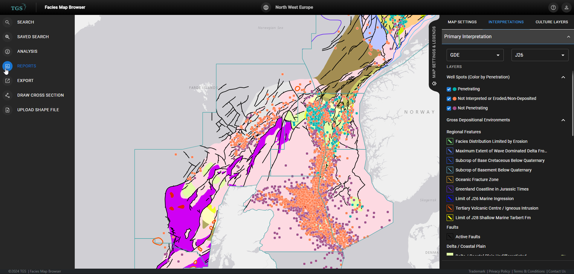 Facies Map Browser