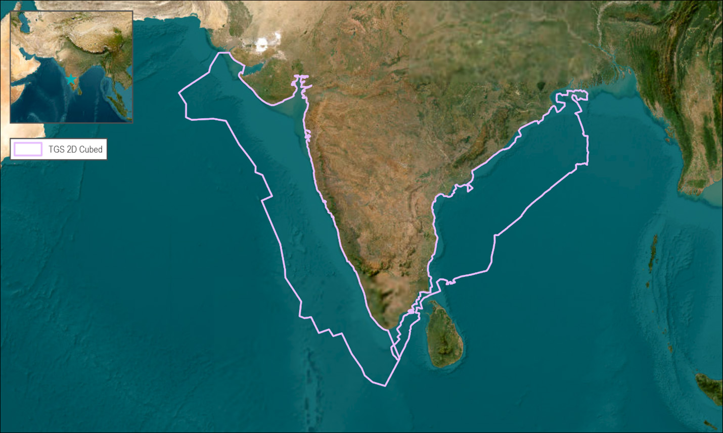 India E&W coast 2D