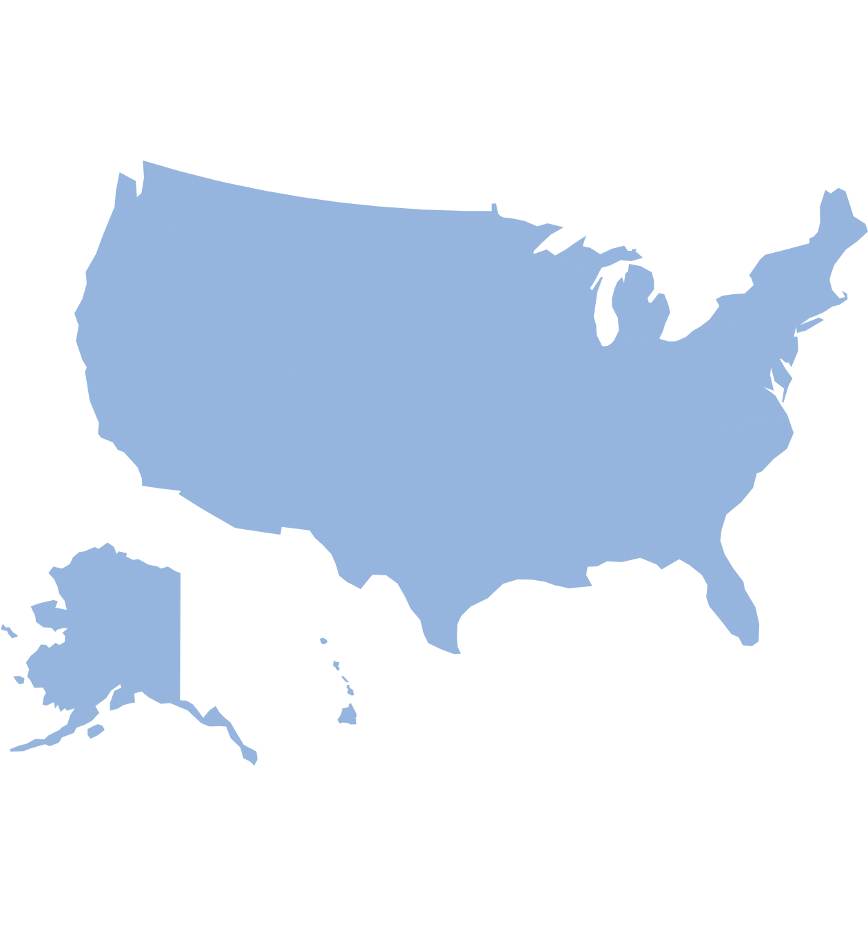 US Onshore+Alaska Map